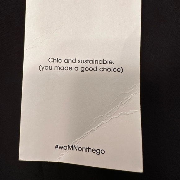 NEW Misha Nonoo Trouser Pants Black Viscose Cotton Size 6 28” Inseam - Picture 3 of 12